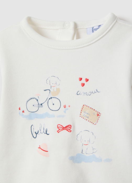 OVS Kids Bluza Alba Fete 0-9 Luni [3]