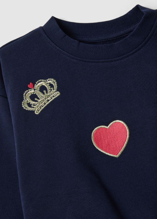 OVS Kids Bluza Baritone Blue Fete 3-10 Ani [3]