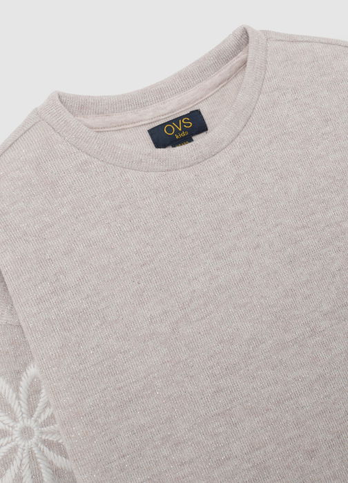 OVS Kids Bluza Beige Melange Fete 3-10 Ani [4]