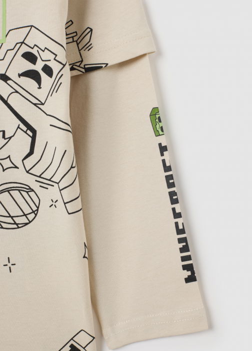 OVS Kids Bluza Bej Baieti 3-10 Ani [4]