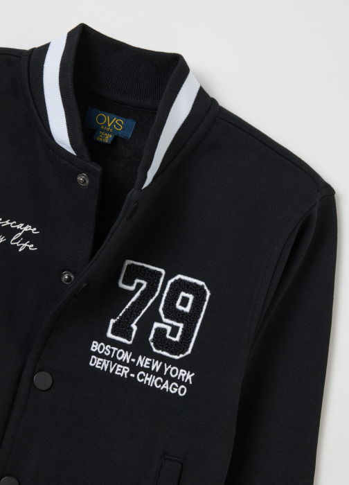 OVS Kids Bluza Cu Fleece Black Beauty Baieti 3-10 Ani [4]