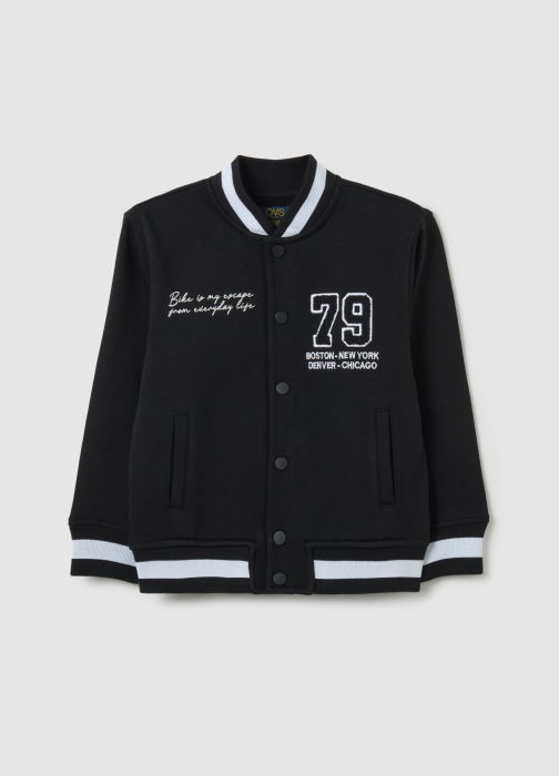 OVS Kids Bluza Cu Fleece Black Beauty Baieti 3-10 Ani [1]