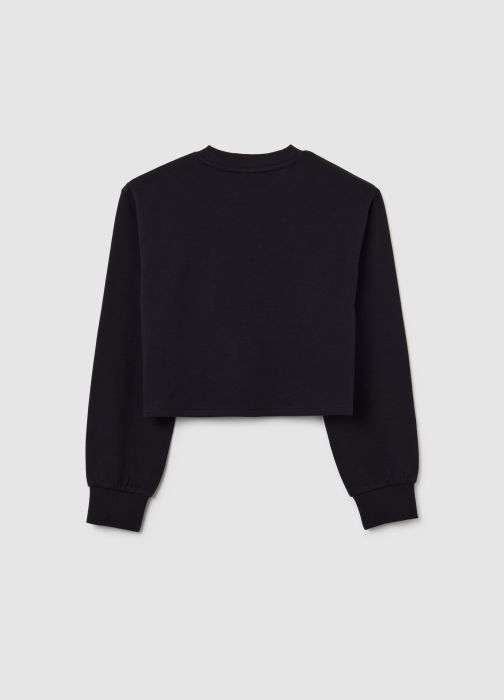 OVS Kids Bluza Cu Fleece Black Beauty Fete 10-15 Ani [2]