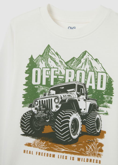 OVS Kids Bluza Blanc De Blanc Baieti 3-10 Ani [3]