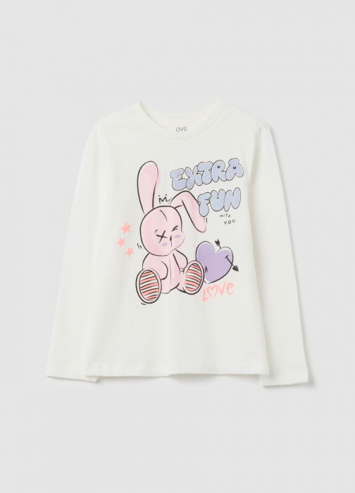 OVS Kids Bluza Blanc De Blanc Fete 3-10 Ani [1]