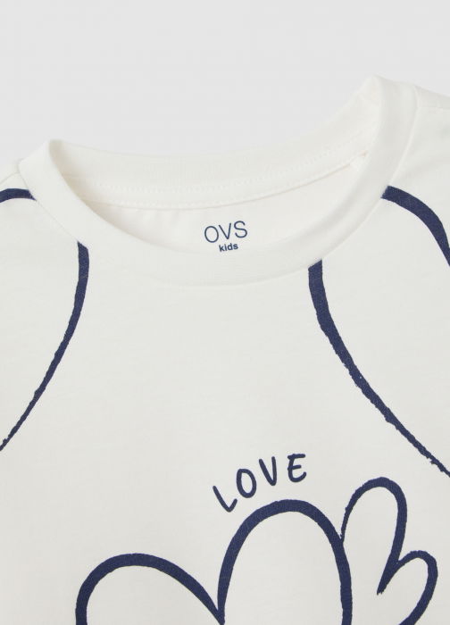 OVS Kids Bluza Blanc De Blanc Fete 3-10 Ani [3]