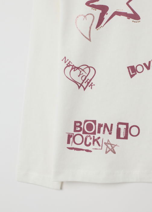 OVS Kids Свитшот Для Девочек Blanc De Blanc 3-10 Лет [4]