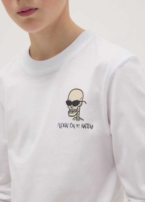 OVS Kids Bluza Bright White Baieti 10-15 Ani [3]