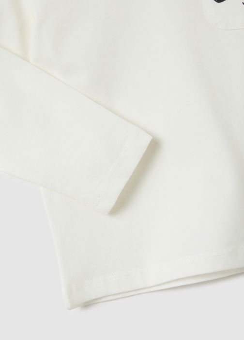 OVS Kids Bluza Bright White Baieti 9-36 Luni [3]