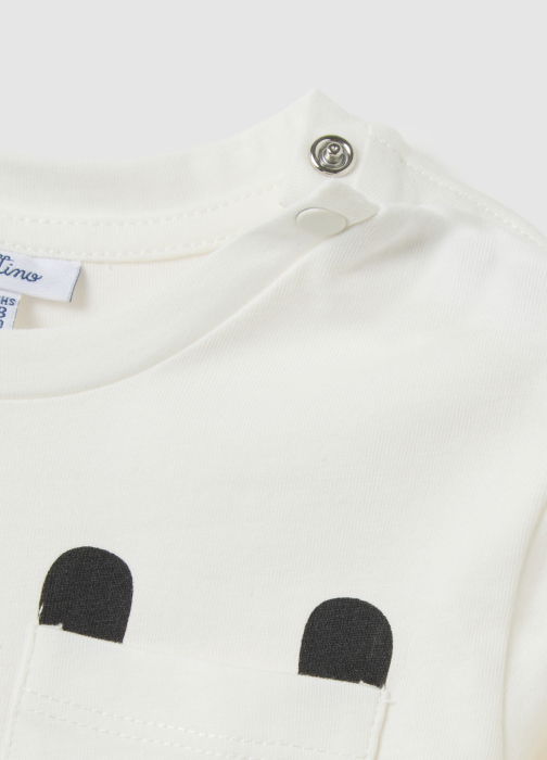 OVS Kids Bluza Bright White Baieti 9-36 Luni [4]