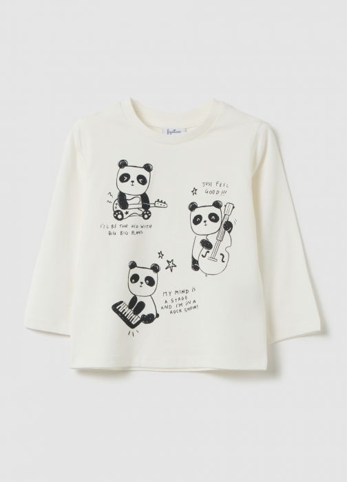 OVS Kids Bluza Bright White Baieti 9-36 Luni [1]