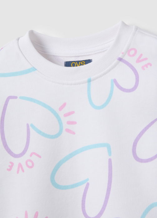 OVS Kids Свитшот Для Девочек Brilliant White 3-10 Лет [3]