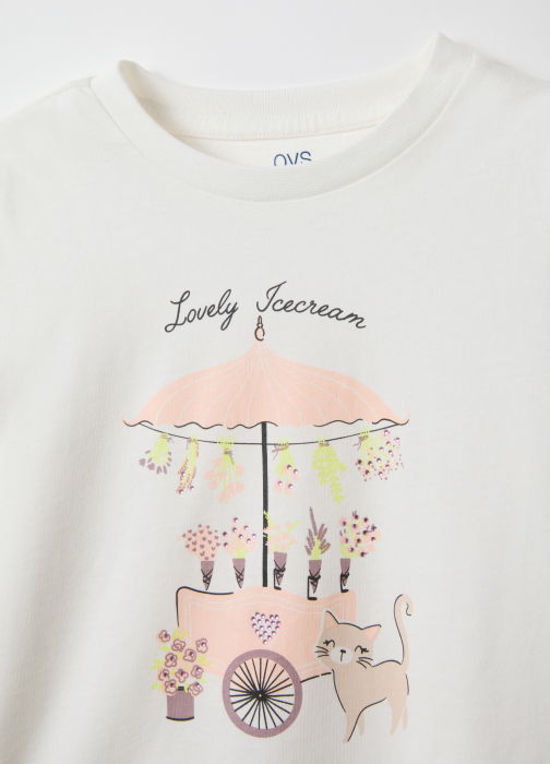 OVS Kids Свитшот Для Девочек Cloud Dancer 3-10 Лет [3]