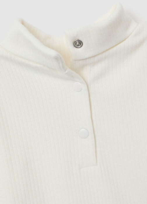 OVS Kids Bluza Cu Fermuar Alba Fete 9-36 Luni [4]