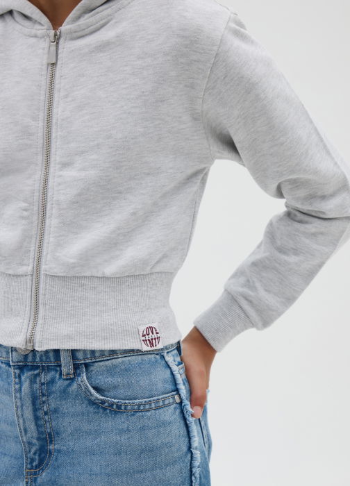 OVS Kids Свитшот На Молнии Для Девочек Серый 10-15 Лет [3]
