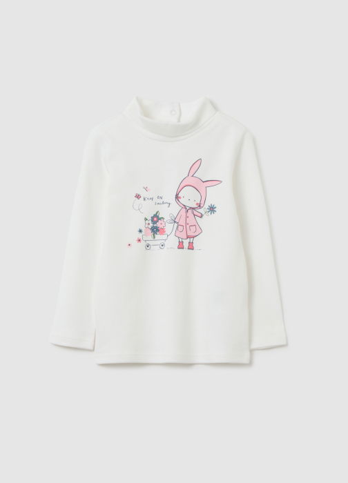 OVS Kids Свитшот На Молнии Для Девочек White Alyssum 9-36 Месяцев [1]