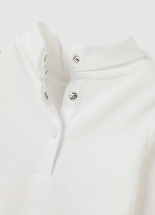 OVS Kids Свитшот На Молнии Для Девочек White Alyssum 9-36 Месяцев [4]