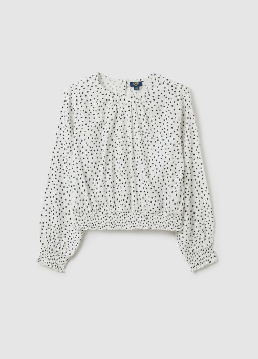 OVS Kids Bluza Gri/Alba Fete 10-15 Ani [1]