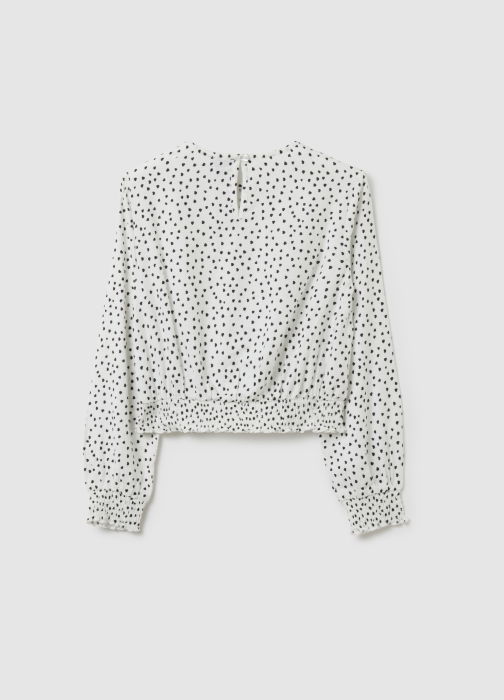 OVS Kids Bluza Gri/Alba Fete 10-15 Ani [2]