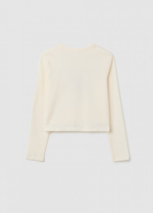 OVS Kids Bluza Gri/Alba Fete 10-15 Ani [5]