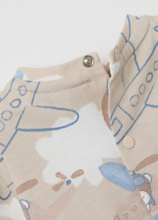 OVS Kids Bluza Gri Baieti 0-9 Luni [4]