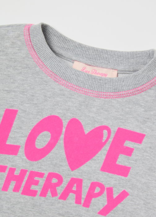 OVS Kids Свитшот Для Девочек Светло-Серый 3-10 Лет [3]