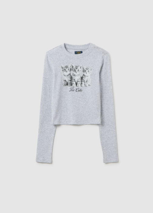 OVS Kids Bluza Gri Fete 10-15 Ani [1]