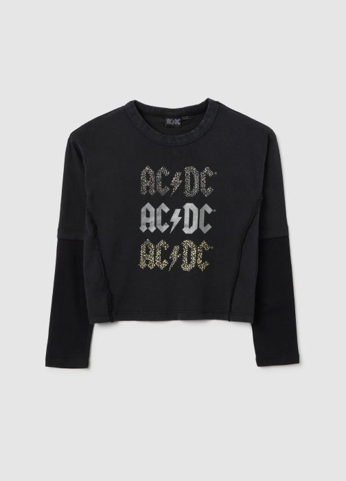 OVS Kids Свитшот Для Девочек Серый/Чёрный 10-15 Лет [4]