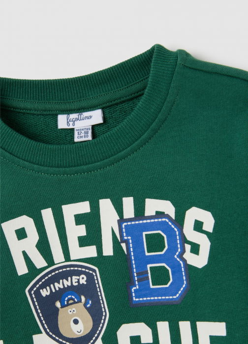 OVS Kids Bluza Hunter Green Baieti 9-36 Luni [3]