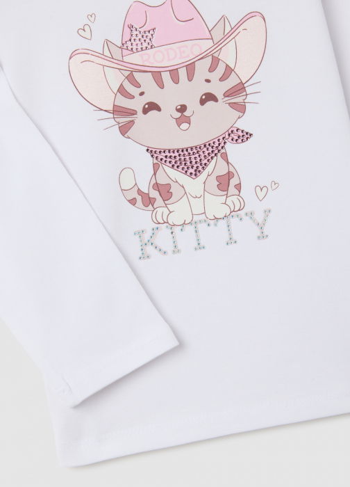 OVS Kids Bluza Lucent White Fete 9-36 Luni [3]