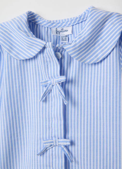 OVS Kids Bluza Maneca Lunga White-Striped Azure Fete 9-36 Luni [3]