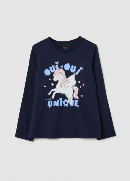 OVS Kids Свитшот Для Девочек Maritime Blue 3-10 Лет [1]