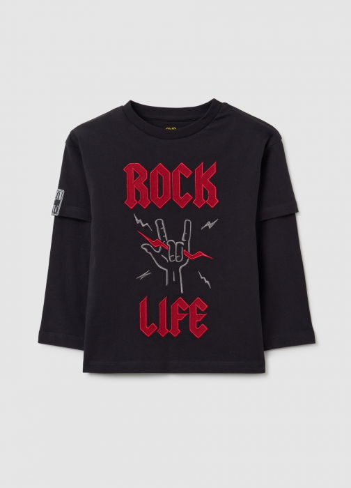 OVS Kids Свитшот Для Мальчиков Чёрный 3-10 Лет [1]