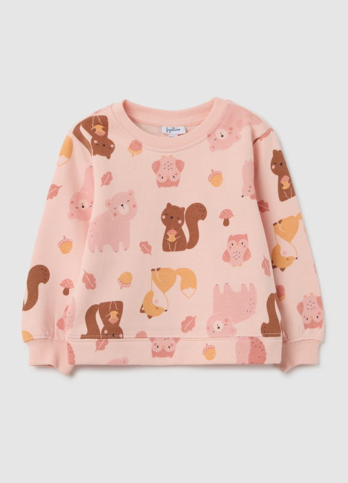 OVS Kids Bluza Cu Fleece Piersic Fete 9-36 Luni [1]