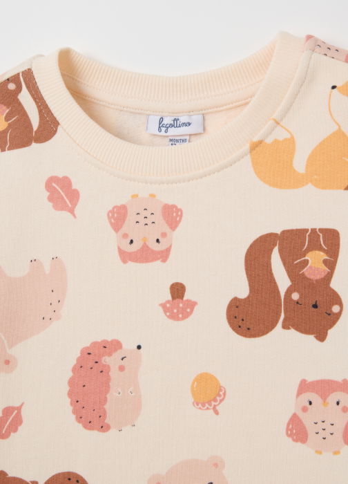 OVS Kids Свитшот С Флисом Для Девочек Powderpuff 9-36 Месяцев [3]