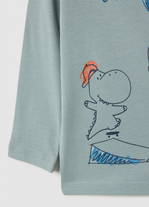 OVS Kids Bluza Silver Blue Baieti 9-36 Luni [4]