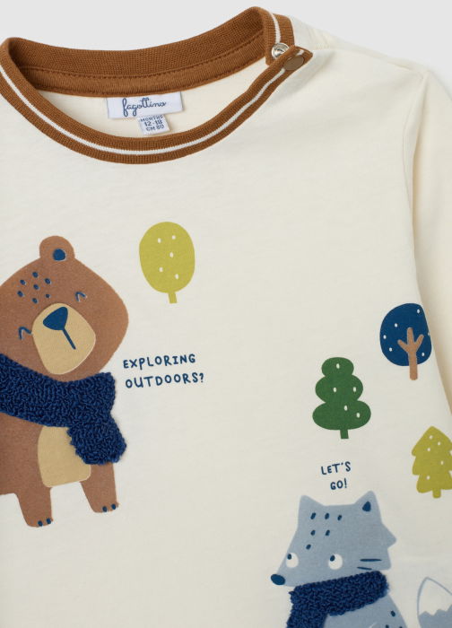 OVS Kids Свитшот Для Мальчиков Star White 9-36 Месяцев [3]