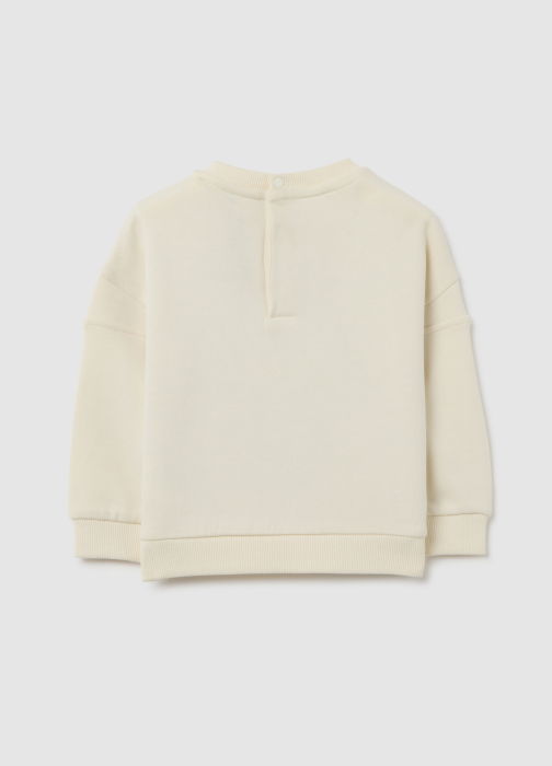 OVS Kids Bluza Cu Fleece Vanilla Ice Baieti 9-36 Luni [2]