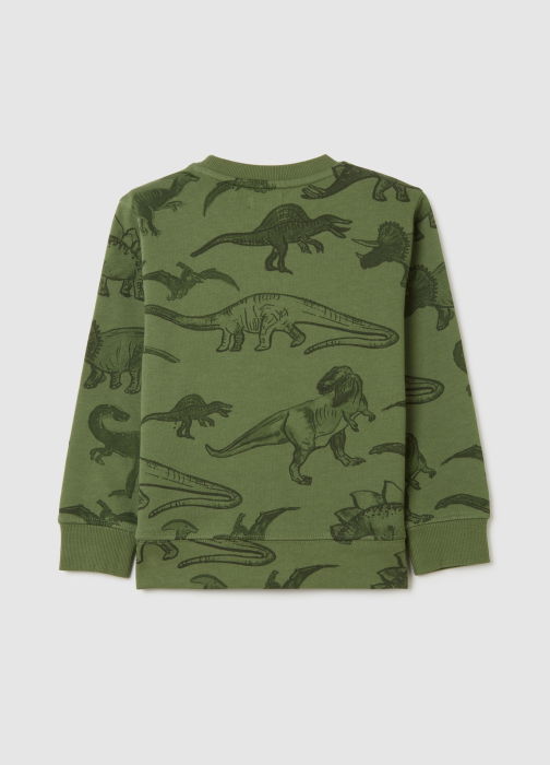 OVS Kids Bluza Cu Fleece Vineyard Green Baieti 3-10 Ani [2]