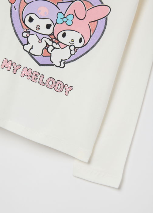 OVS Kids Bluza White Alyssum Fete 3-10 Ani [4]