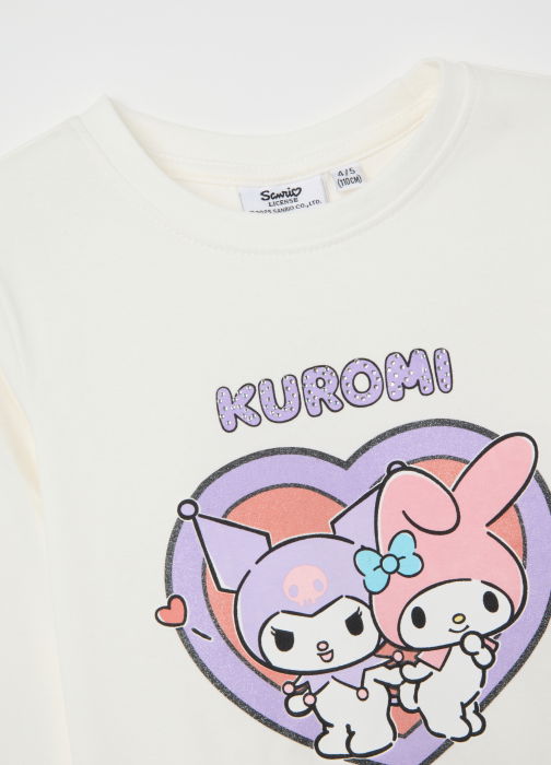 OVS Kids Bluza White Alyssum Fete 3-10 Ani [3]