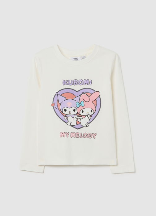 OVS Kids Bluza White Alyssum Fete 3-10 Ani [1]