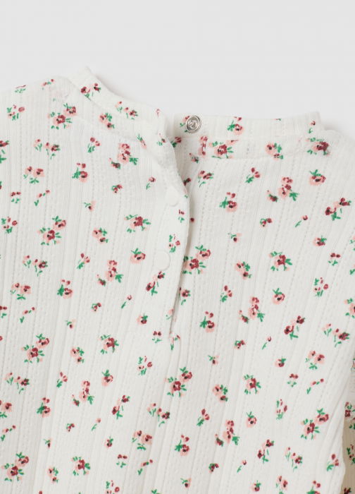 OVS Kids Bluza White Alyssum Fete 9-36 Luni [3]