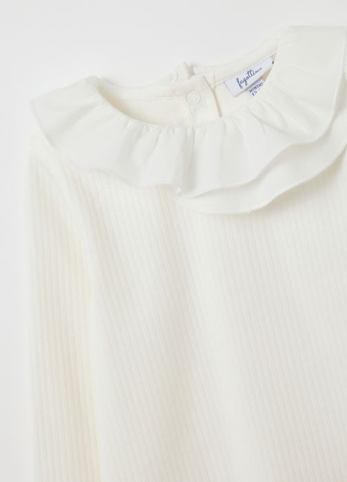 OVS Kids Bluza White Alyssum Fete 9-36 Luni [3]