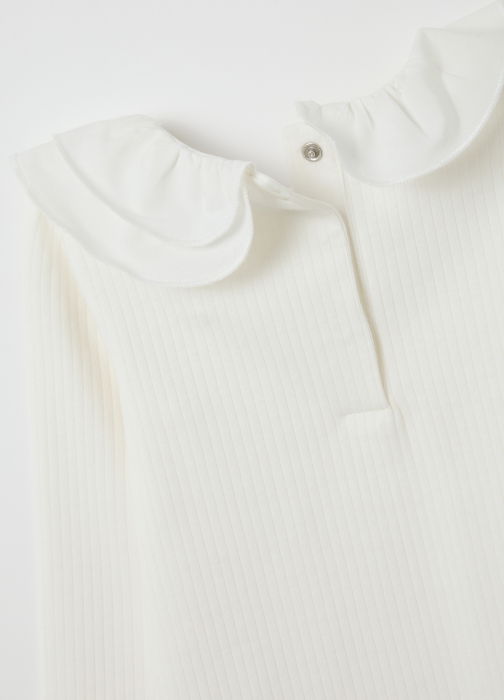 OVS Kids Bluza White Alyssum Fete 9-36 Luni [4]