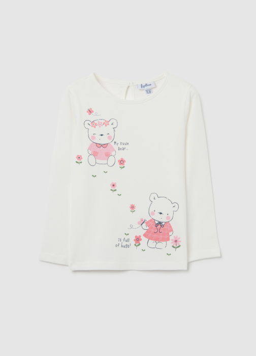 OVS Kids Bluza White Alyssum Fete 9-36 Luni [1]