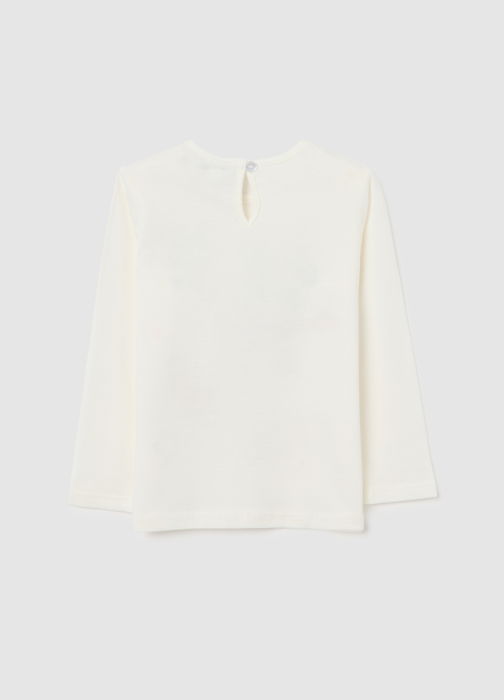 OVS Kids Bluza White Alyssum Fete 9-36 Luni [2]