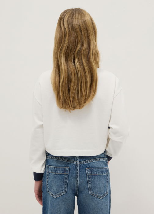 OVS Kids Свитшот Для Девочек White/Blue  10-15 Лет [2]