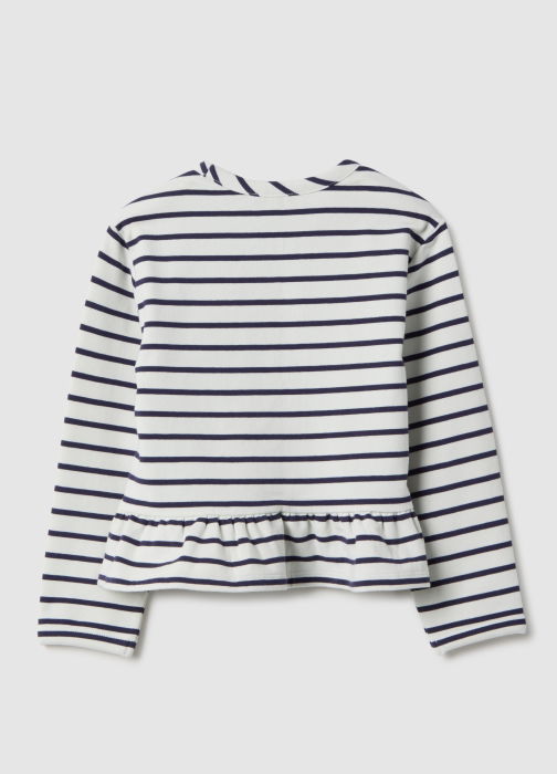 OVS Kids Bluza White-Striped Blue Fete 3-10 Ani [2]