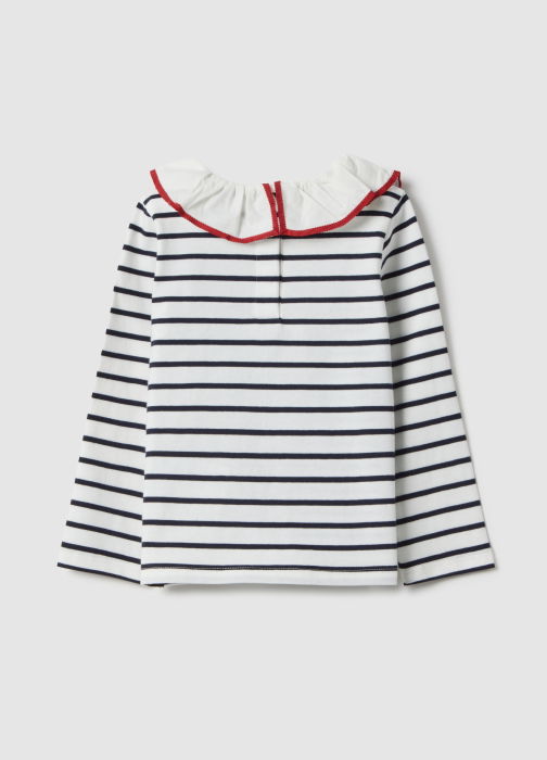 OVS Kids Свитшот Для Девочек White-Striped Blue 9-36 Месяцев [2]